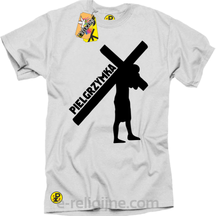 Pielgrzymka Jezus z Krzyżem - koszulka męska