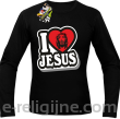 I love Jesus StickStyle - longsleeve męski czarny
