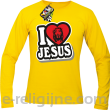 I love Jesus StickStyle - longsleeve męski żółty