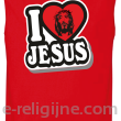 I love Jesus StickStyle - bezrękawnik męski czerwony