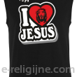 I love Jesus StickStyle - bezrękawnik męski czarny