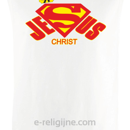 Jesus Christ SuperJesus - bezrękawnik męski biały
