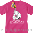 Pokolenie Jana Pawła II Wymagajcie od Siebie - koszulka dziecięca fuchsia 