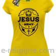 Jezus Army Odznaka - koszulka damska - żółta