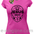 Jezus Army Odznaka - koszulka damska - różowa
