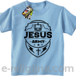 Jesus Army Odznaka - koszulka dziecięca - błękitna