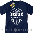 Jesus Army Odznaka - koszulka dziecięca - granatowa