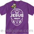 Jesus Army Odznaka - koszulka dziecięca - fioletowa