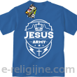 Jesus Army Odznaka - koszulka dziecięca - niebieska