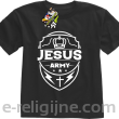 Jesus Army Odznaka - koszulka dziecięca - czarna