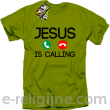 Jesus is Calling słuchawki - koszulka męska 2