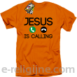 Jesus is Calling słuchawki - koszulka męska 6