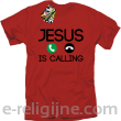 Jesus is Calling słuchawki - koszulka męska 14