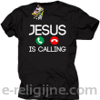 Jesus is Calling słuchawki - koszulka męska 16