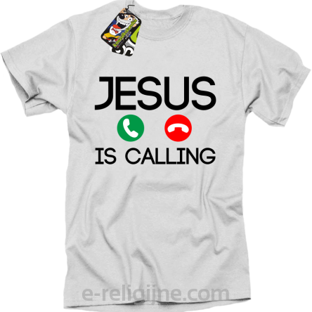 Jesus is Calling słuchawki - koszulka męska 5