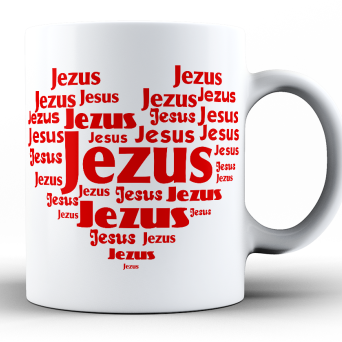 Jezus ufam tobie - kubek ceramiczny