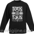 Totus Tuus - Bluza dziecięca bez kaptura czarny