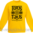 Totus Tuus - Bluza dziecięca bez kaptura żółty