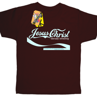 Jesus Christ Eternally Refres hing - Kto zaś będzie pił wodę, nie będzie pragnął - koszulka dziecięca