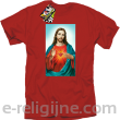 Serce Jezusa - koszulka męska 14