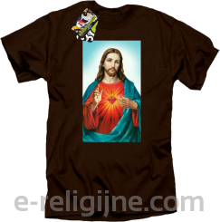 Serce Jezusa - koszulka męska 