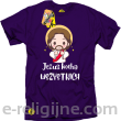 Jezus Kocha Wszystkich - koszulka męska - fioletowa