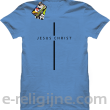 Jesus Christ Simpe Cross - koszulka męska 7