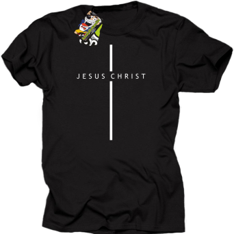 Jesus Christ Simpe Cross - koszulka męska