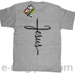 Jesus pisany krzyżem - koszulka Dziecięca -11