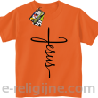 Jesus pisany krzyżem - koszulka Dziecięca -15