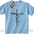 Jesus pisany krzyżem - koszulka Dziecięca -1