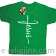 Jesus pisany krzyżem - koszulka Dziecięca -2