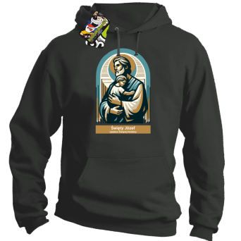 Święty Józef - bluza męska z kapturem