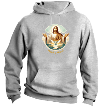 Jezus Pokój z Wami - Bluza męska standard z kapturem