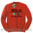 Jesus is Calling słuchawki - bluza męska STANDARD bez kaptura 14