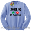 Jesus is Calling słuchawki - bluza męska STANDARD bez kaptura 6