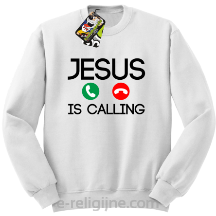 Jesus is Calling słuchawki - bluza męska STANDARD bez kaptura 7