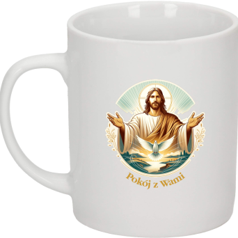 Jezus Pokój z Wami - Kubek ceramiczny